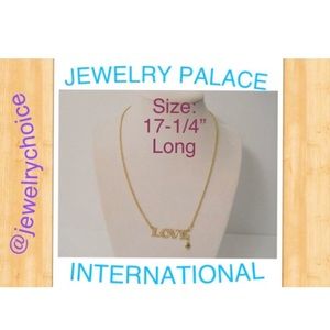 🆕 14K Gold Filled Say It With "Love" Necklace.